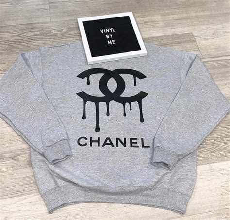 grey chanel sweatshirt|chanel sweatshirt usa.